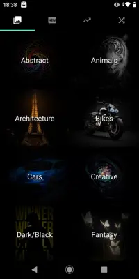 Black Wallpapers android App screenshot 8