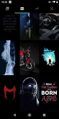 Black Wallpapers android App screenshot 9