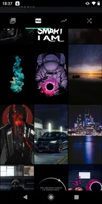 Black Wallpapers android App screenshot 12